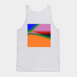 RED BLUE GREEN TEXTURE ART Tank Top